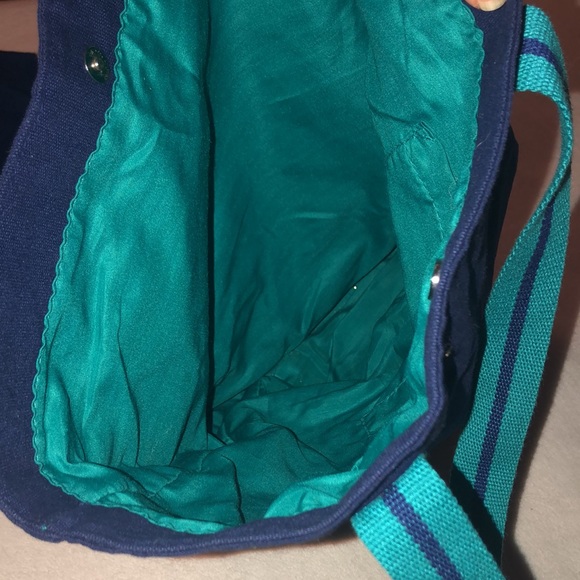 Two dapper chihuahua tote bags in navy canvas with rhinestones - Picture 8 of 12